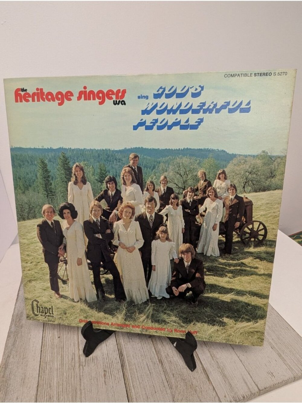 Heritage Singers, God's Wonderful People S-5270 Chapel Records Vinyl